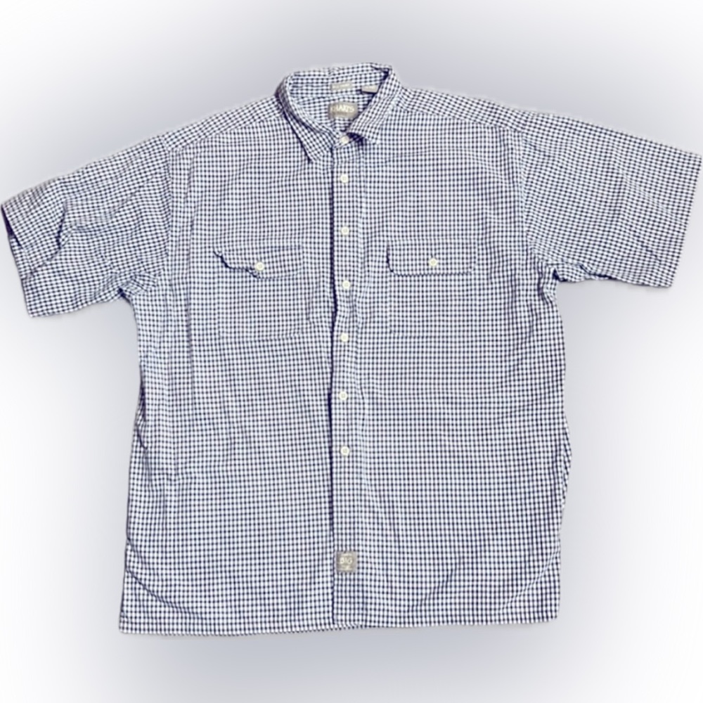 Khakis by Arrow Button Down Shirt Men’s Size 2XL Big Shirt Gingham Checkered